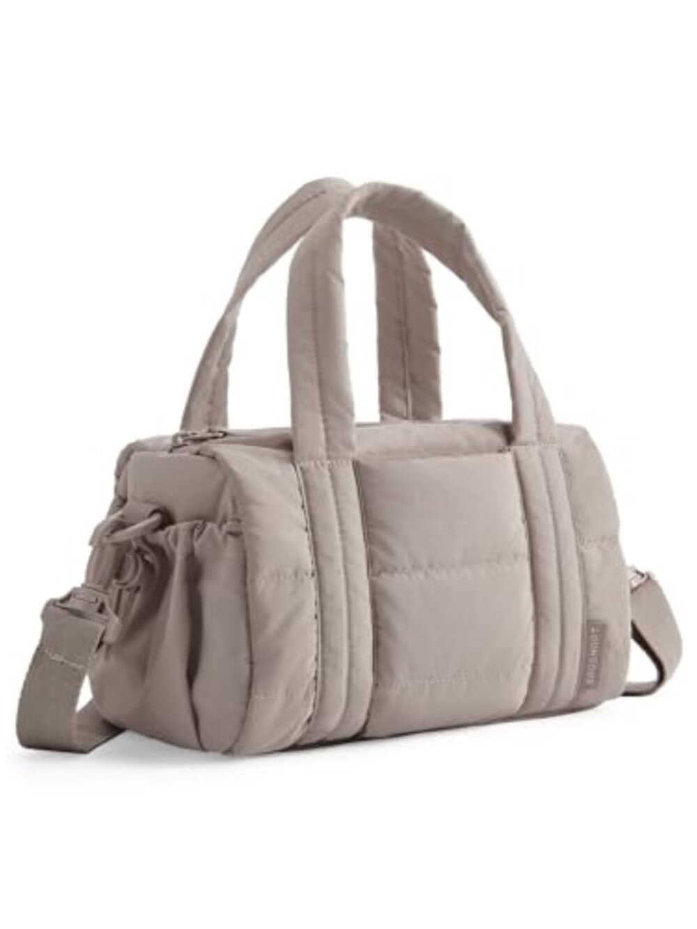 Mini Crossbody Gym Bag Lightweight Nylon Quilted Shoulder Bag for Women